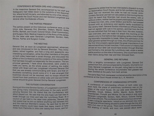 THE SURRENDER PROCEEDINGS - APPOMATTOX COURT HOUSE - BATTLES & LEADERS - NEW - Bild 13 von 23