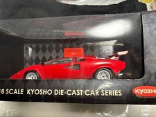 Kyosho 1/18 Lamborghini Countach LP500 Red Diecast Model Unopened