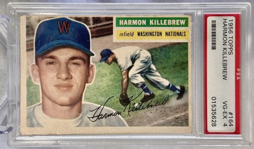 1956 Harmon Killebrew [Gray Back] #164