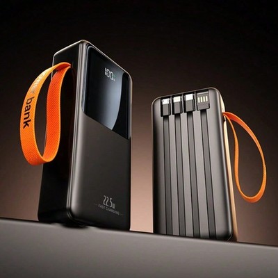 Power Bank 60000mAh Powerbank Externer Handyakku Schnellladen Tragbar Ladegerät