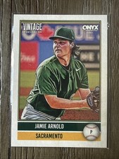 2026 Onyx Baseball Jamie Arnold Base Card Oakland Athletics
