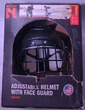 Mylec 151AJunior Size Adjustable Street Hockey Helmet with Face Mask  New