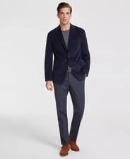  295 Tommy Hilfiger Men's Black Modern Fit Corduroy Sport Coat 36 R yap1626a