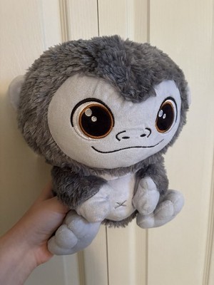 Monkey Plush Stuffed Animal Toy Gray White Small Big Eyes 6-14in