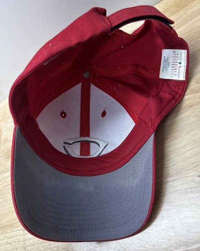 Cincinnati Reds Vater Mütze Fan Favorit rot Strapback einfaches Logo Baseball - Bild 8 von 12