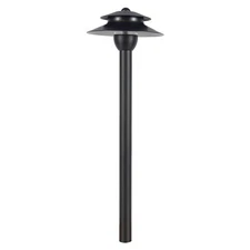 PLB13 Cast Brass Path Light | Lamp Ready 12V Low Voltage Landscape Light