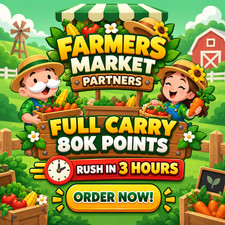 Monopoly Partners Go - Farmers Market Event | Full Carry 80K Points - Rush