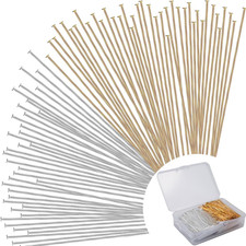 600 Pieces 2 Inch Flat Head Pins for Jewelry Making DIY, Straight Head Pins Jewe