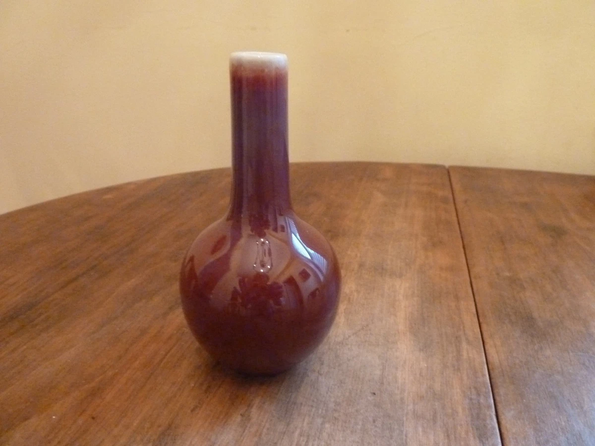 红色中国古董花瓶| eBay
