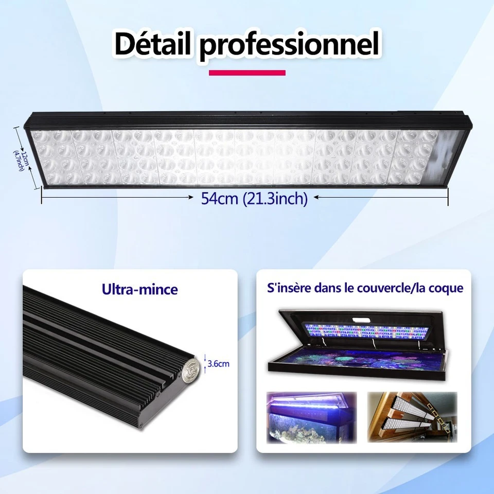 PopBloom led aquarium marin eclairage aquarium led reef lumière aquarium lampe - Photo 2/4