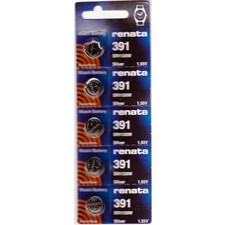  391 Renata Watch Batteries 5Pcs