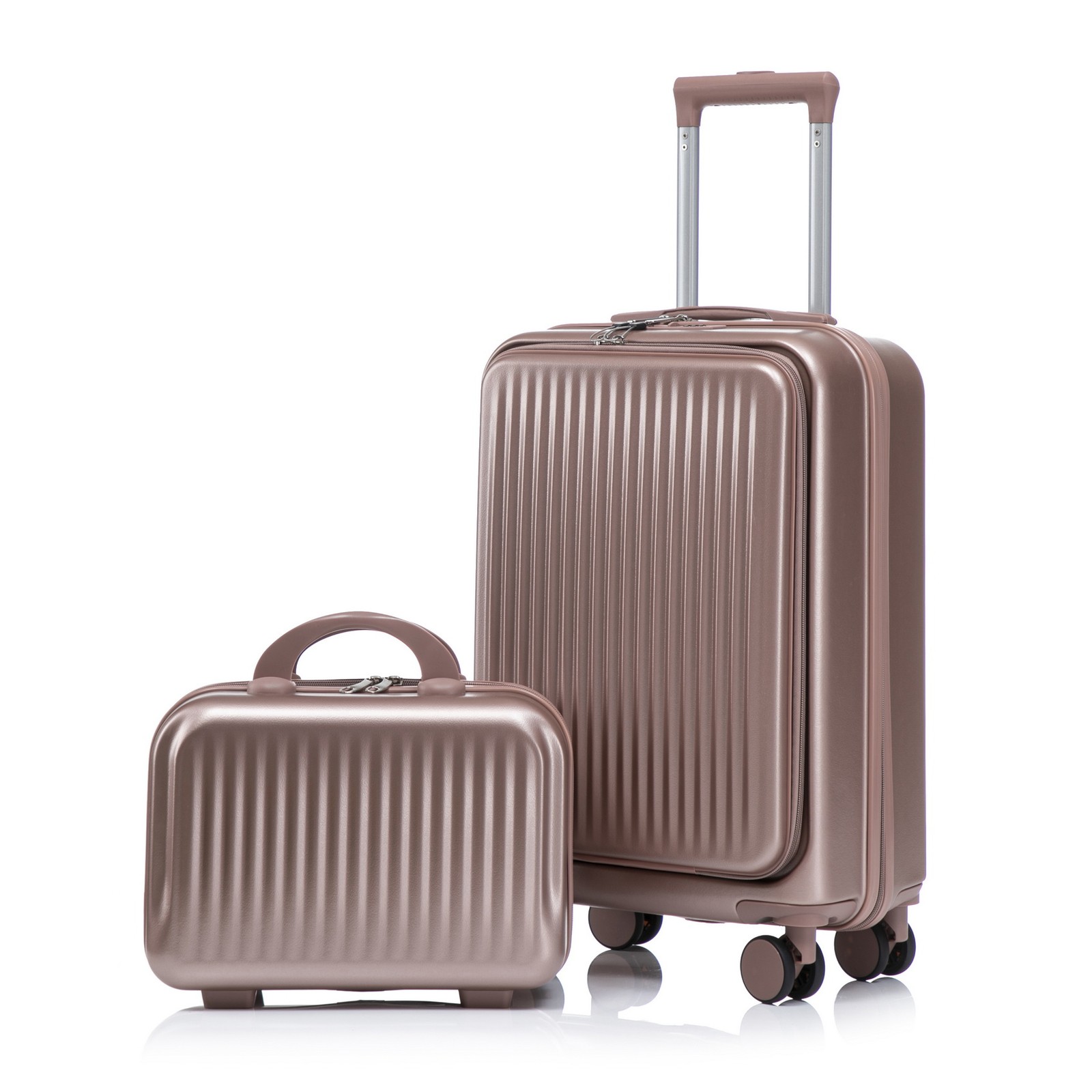 Set Of 2 Hard Shell Suitcases Combination Locks