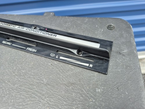 82-86 Toyota Celica Supra Climate Control Faceplate Panel - MK2 5MGE - Picture 3 of 6