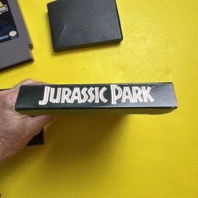 Jurassic Park Nintendo NES COMPLETE Cart w Box & manual Authentic Nice Condition