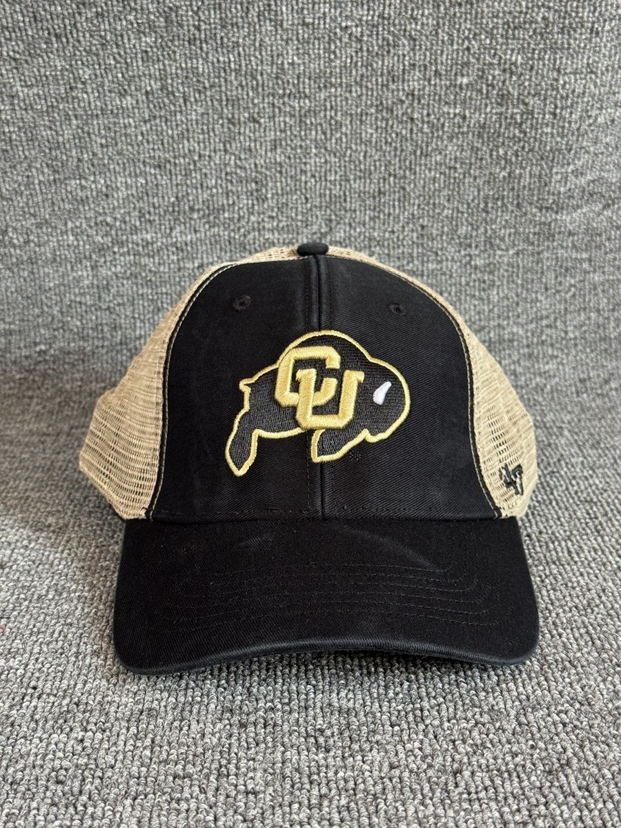 '47 Brand Colorado Buffaloes Trucker Snapback Black Tan One Size Hat