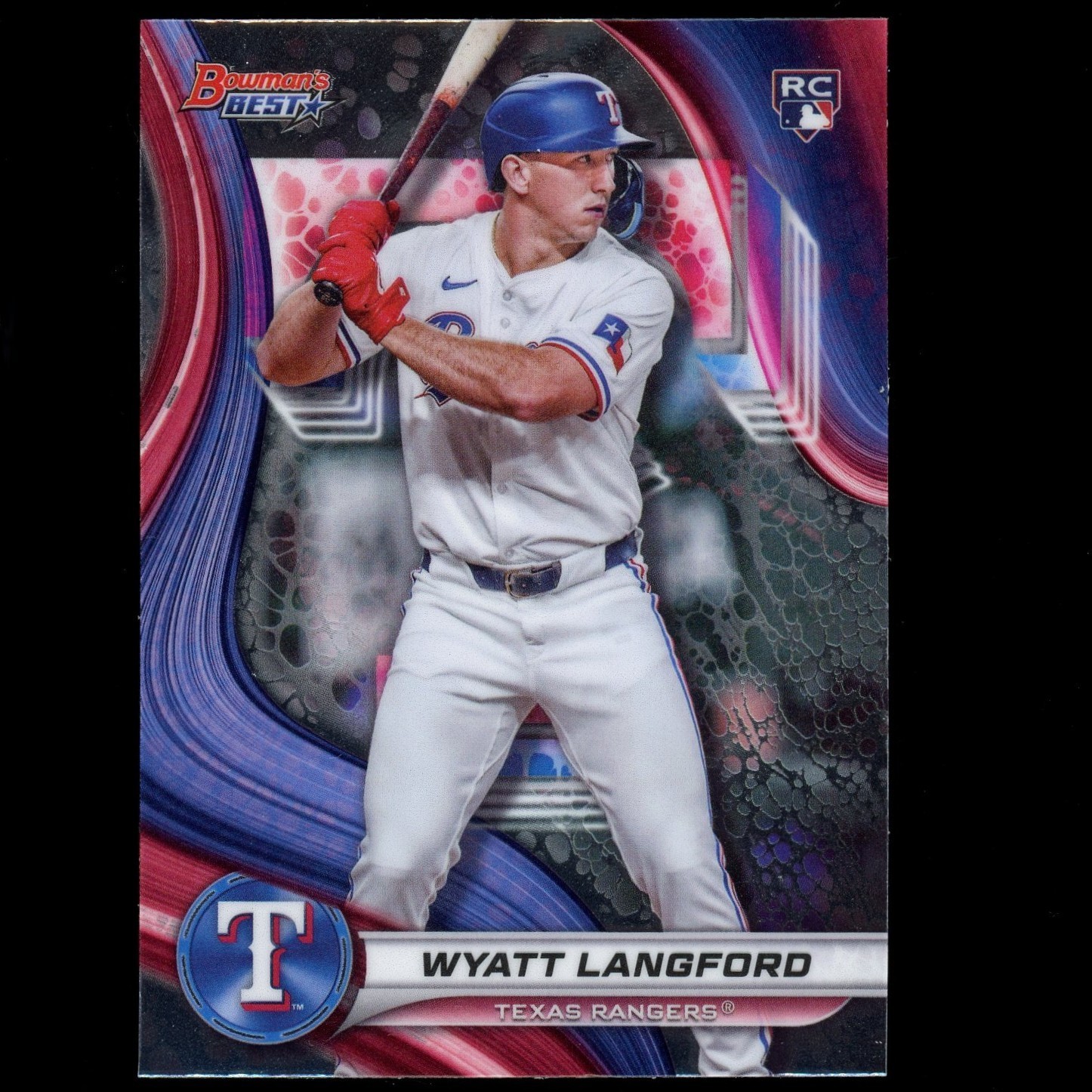 2024 Bowman's Best #65 Wyatt Langford Rookie RC Texas Rangers