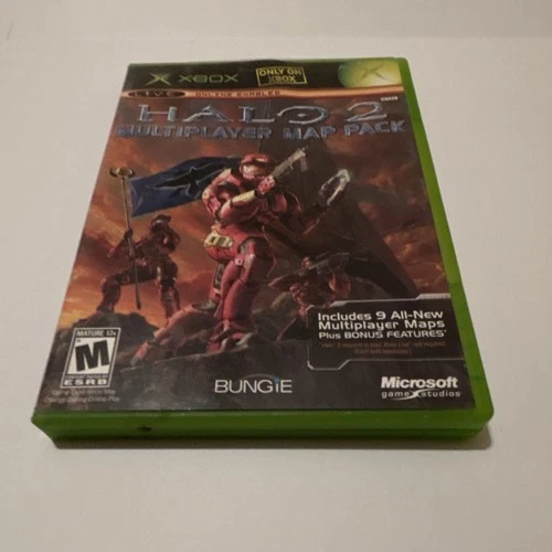 Microsoft Halo 2 Multiplayer Map Pack Xbox Shooter M NTSC-U/C 2005 Bonus Content