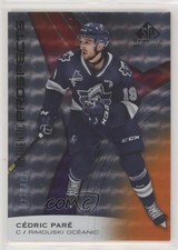 2019-20 Upper Deck SP Game Used CHL Edition Orange 21/199 Cedric Pare #12 2js