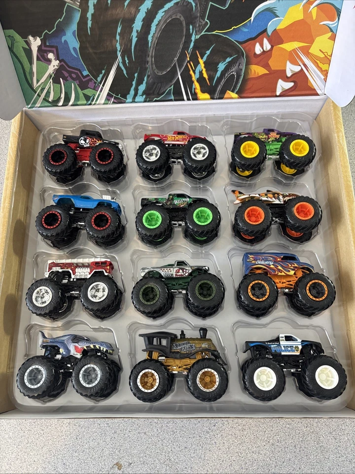 Hot Wheels Monster Trucks Ultimate Chaos 12 pack IN BOX - Image 3 of 4