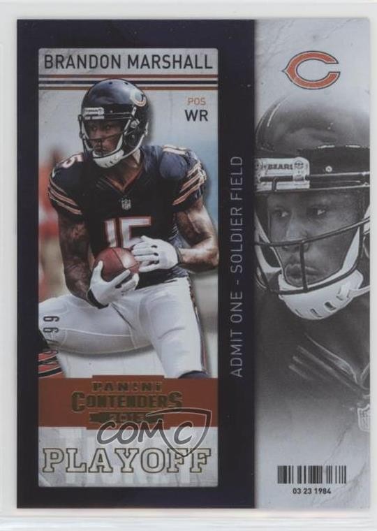 2013 Panini Contenders Playoff Ticket /99 Brandon Marshall #6 0q0m