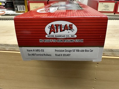 Atlas Master Dry Hill Terminal Railway Precision Design 50  Boxcar #201407 NOS