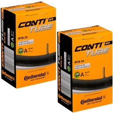 Continental 29" x 1.75-2.5 Mountain Bike Inner Tubes with 2 x Tubes, Black