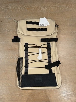 Rains Trail Mountaineer Bag Backpack Sand/Tan 13170 Unisex Hiking 18x11 NWT