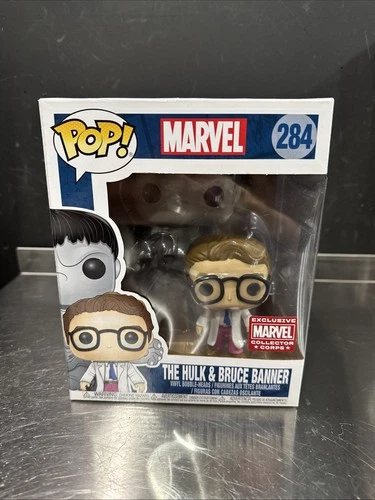 Funko Pop! Marvel The Hulk and Bruce Banner #284 - Marvel Collector Corps
