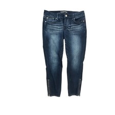 Express Ankle Jegging Stella Low Rise Zipper Hem Women's size 10 Blue Denim Jean