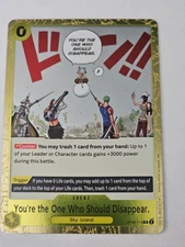 One Piece - You're the One Who Should Disappear FOIL PRB-02 English