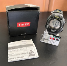 Vintage New In Box Timex TW5M095009J Men's Ironman Watch 30 Lap Alarm Indiglo