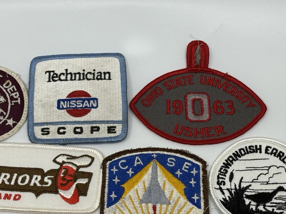 Vintage Patch Lot Advertising Travel Automotive OSU Case Superman Red Cross - Image 3 of 4