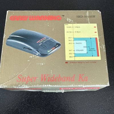 Super Wide Band Radar Detector Pro Signal Warning SRD-1010SW  Early Warning New!