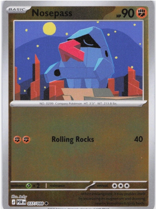Nosepass - 037/088 - Perfect Order - Reverse Holo - NM/M