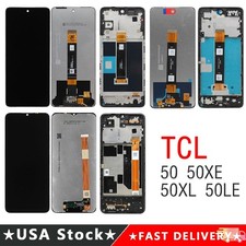 LCD Display Touch Screen Digitizer Assembly  Frame For TCL 50 5G / XE / XL / LE