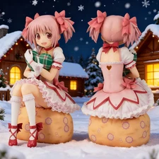 14cm Puella Magi Madoka Magica Anime Figure Madoka Magic Girl Model Statue Toy G