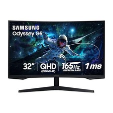 SAMSUNG 32" ODYSSEY G55C SERIES QHD CURVED MONITOR LS32CG550ENXZA BLACK