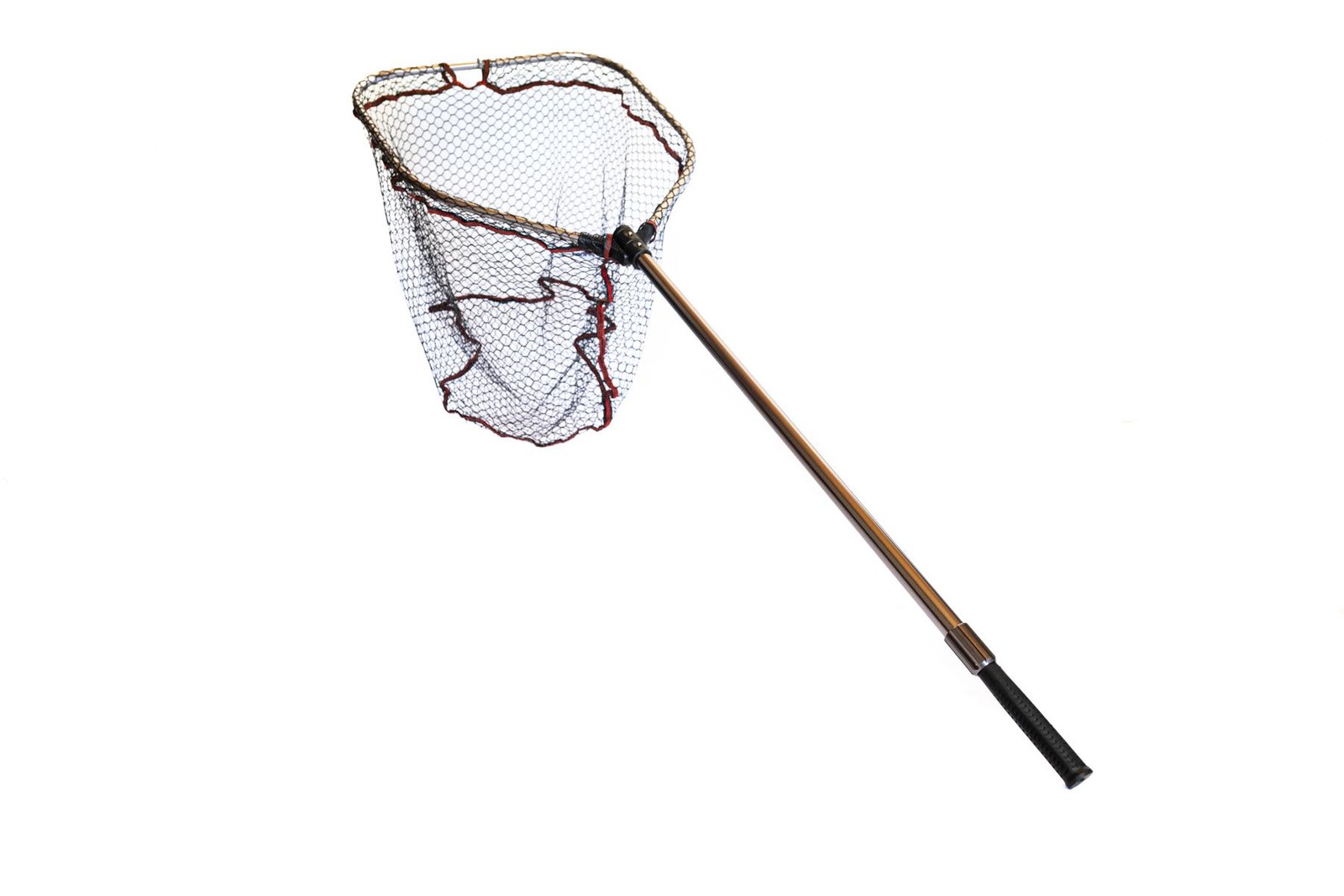 Mostal Bootskescher Gummiert - Faltbar 2,85m / 70 x 70cm Teleskopierbar