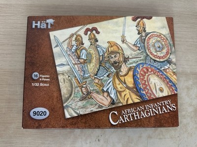 1/32 HaT 9020 / Airfix Compatible African Infantry Carthaginians Soldiers SILVER