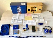 SONY MZ-E7W BOSS Coffee Limited MiniDisc Player Promo Set w Box Japan Rare