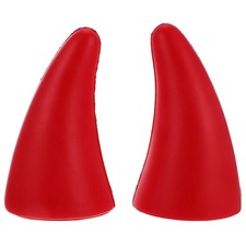 1 Pair 3D Devil Horns Stickers Polyurethane Car Roof Decoration Halloween