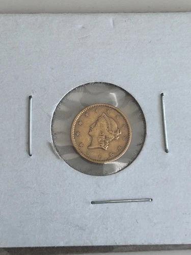 1851 Liberty $1 Dollar Gold Coin Type I Coin 9999.9 Fine Gold!!!