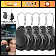5 Pack Waterproof Airtag Holder Keychain, Anti-Scratch GPS Case for Keys, Luggag