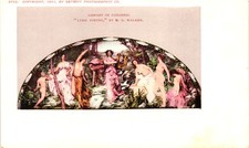 Vintage Postcard- LIBRARY OF CONGRESS. “LYRIC POETRY,” BY H. O. WALKER