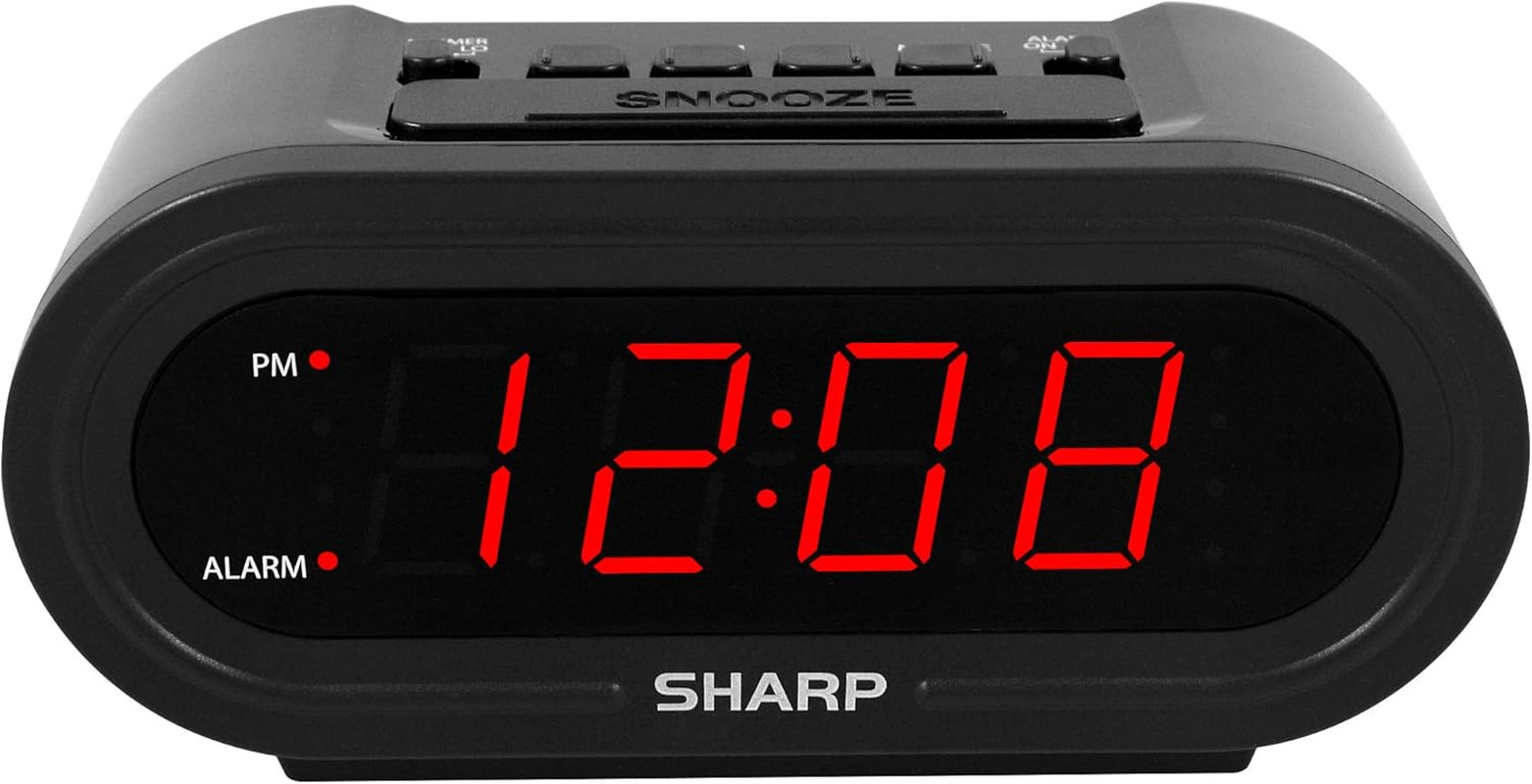 Accuset Automatic Smart Alarm Clock – Self-Setting Digital Clock, Auto Time & DS