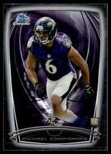 2014 Bowman Chrome Michael Campanaro Rookie Baltimore Ravens #174