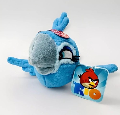 NWT Angry Birds Jewel RIO Plush with Sound RARE Blue Free Same Day Shipping - Picture 1 of 8