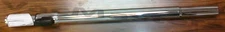 GENUINE Vacuflo central vacuum adjustable extension wand; Grey Button-Lock style
