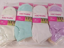 New 12 Pair Beautiful SocMark Girl Socks Size 6-8