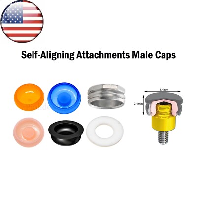 US Dental Universal Implant Strong Retention Caps 1.2/2.4lbs Locat0r Core Tool